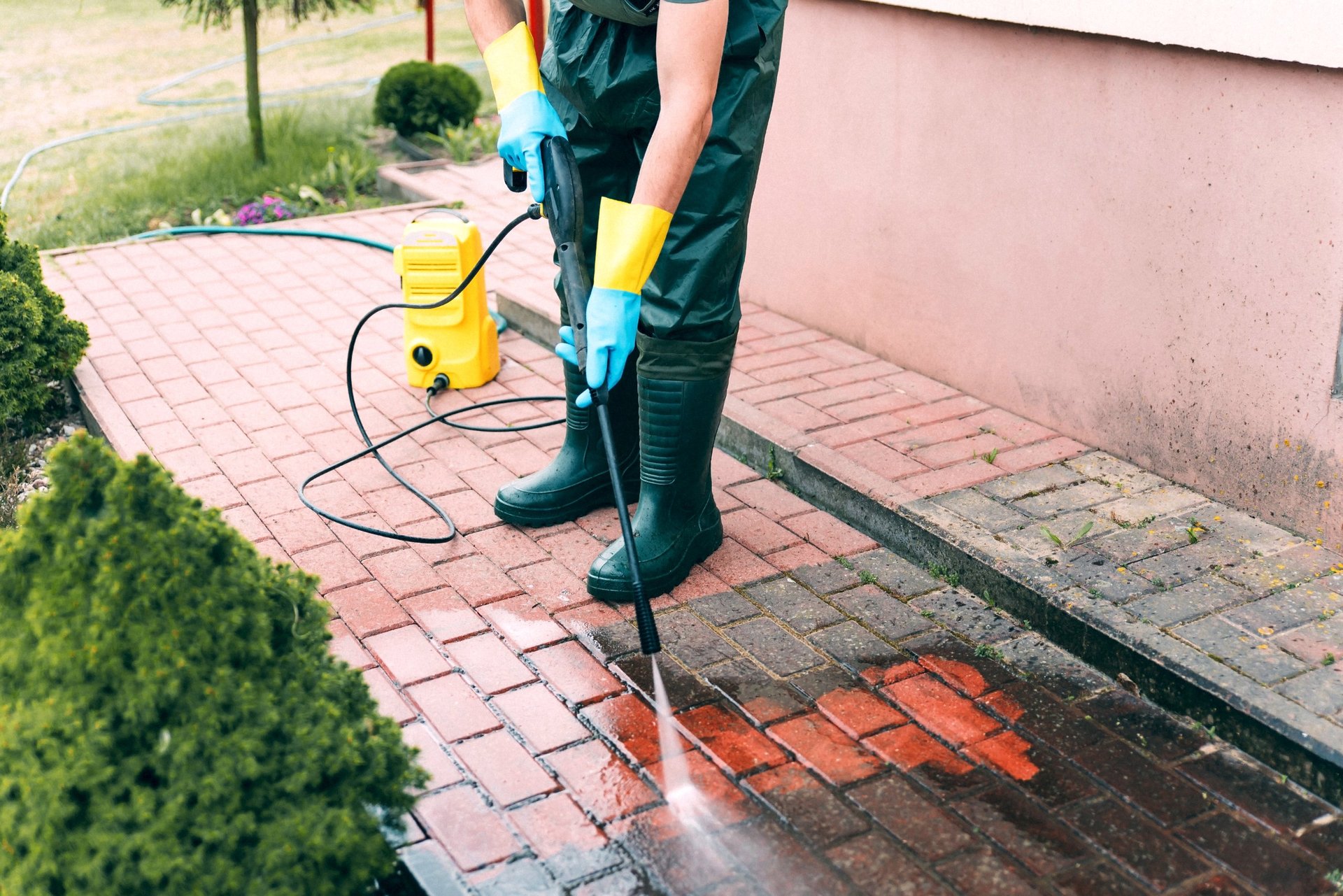Professional pressure washing service