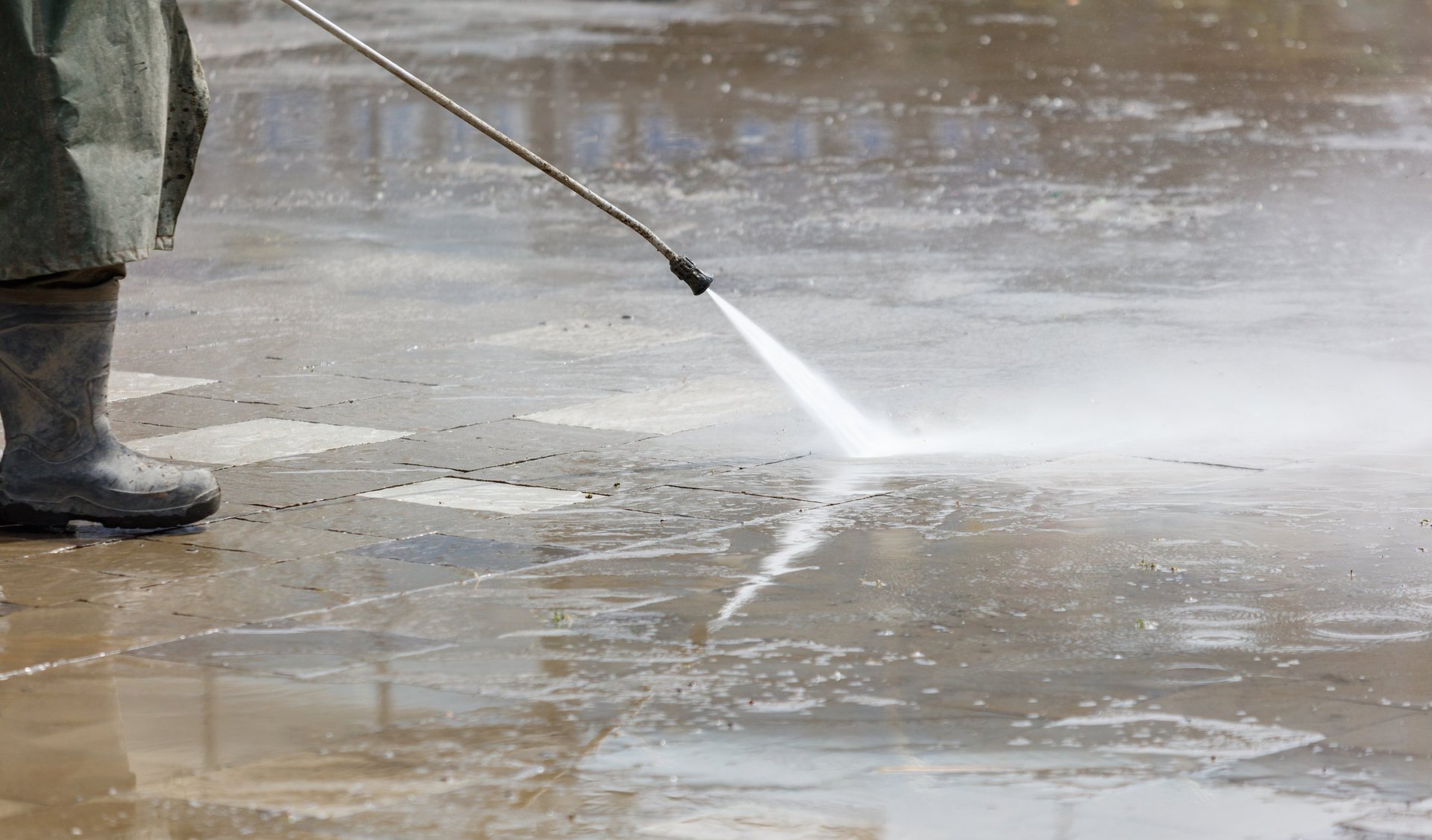 Pressure washing transformation