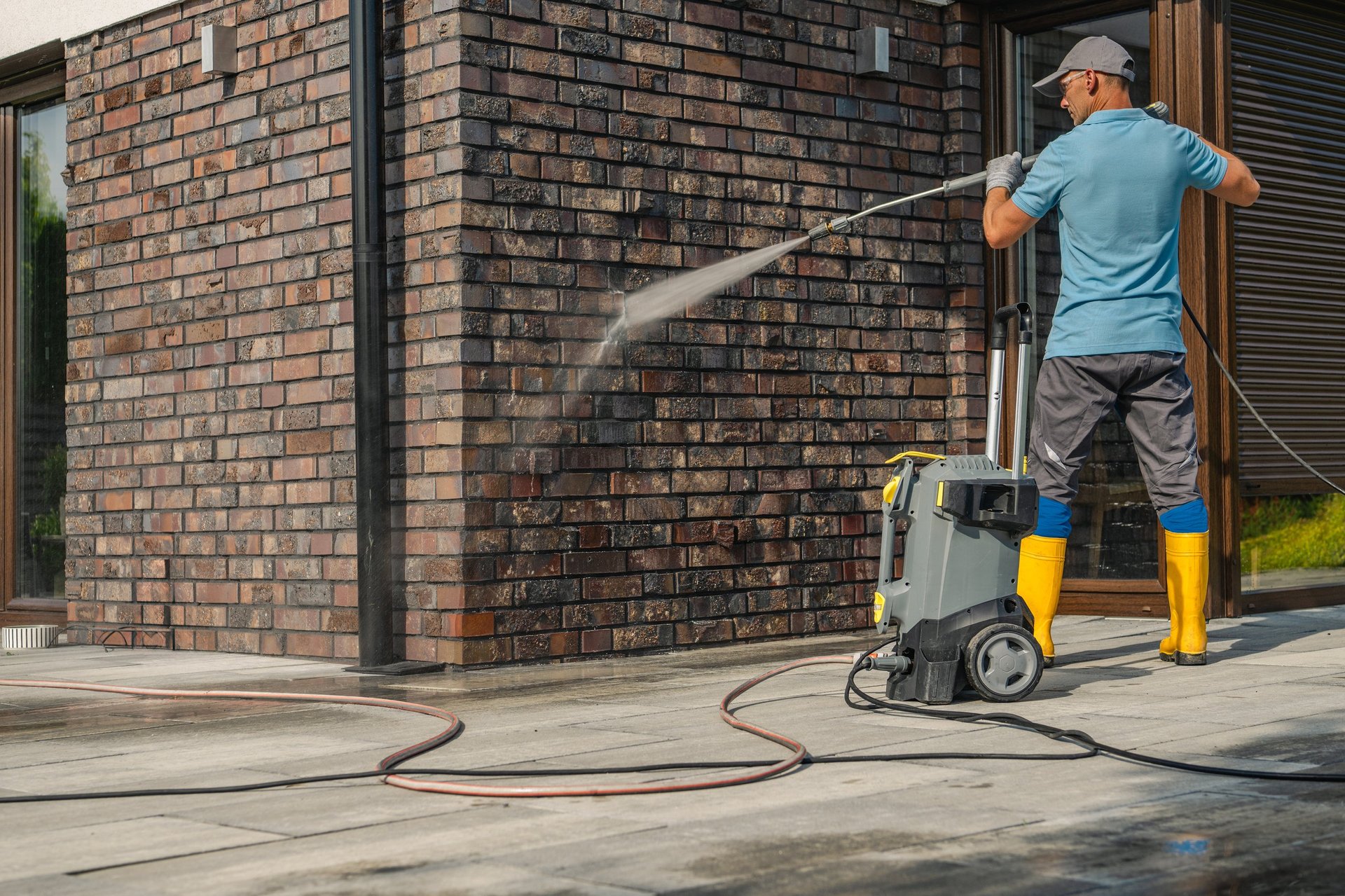 Commercial pressure washing services